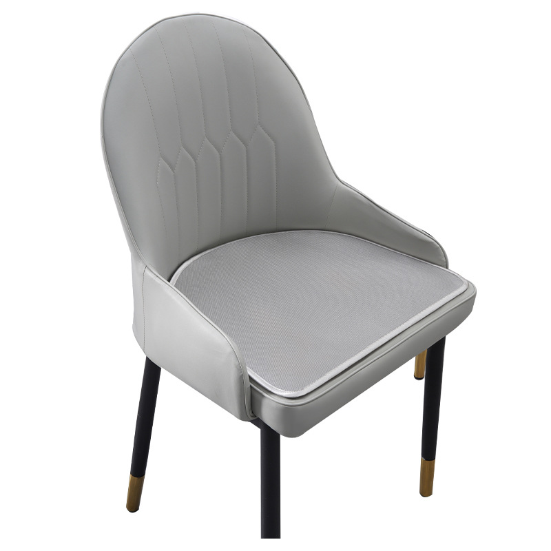 Cojín estera de verano silla de comedor cojín de hielo cojín de silla de verano taburete de lujo ligero transpirable en forma de herradura almohadilla de culata Seda de hielo Nórdico image 6