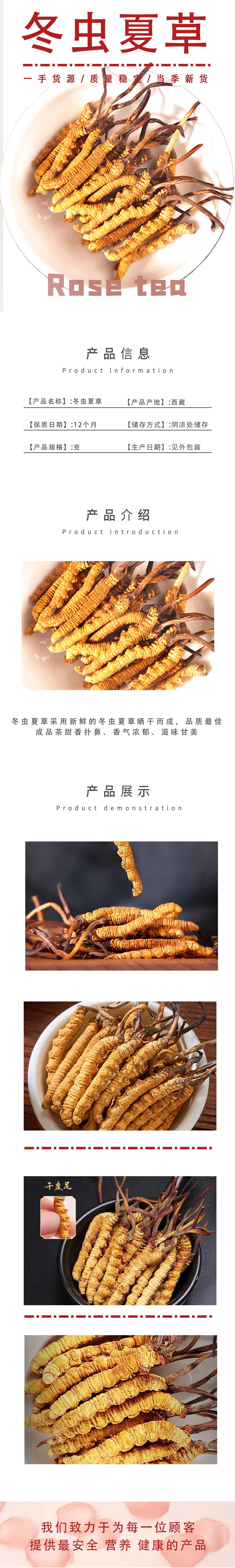 Cordyceps Sinensis Dong Chong Xia Cao Dried Whole Caterpillar Fungus Tibet Nagqu First Harvest Gift Box quality and texture