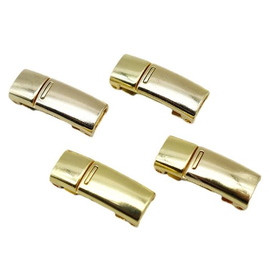 Xuan Silk Lazy Shoelaces Magnetic Tie-Free Shoe Buckle Metal Elaststring Shoe Buckle Children's Shoes sneaker Board Shoes Tie-Free Buckle