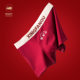 Benmingnian Men's Underwear 7A Antibacterial Crotch Pure Cotton Underwear Men's Festive Wedding wine red Men's Boxer Boxer Pants