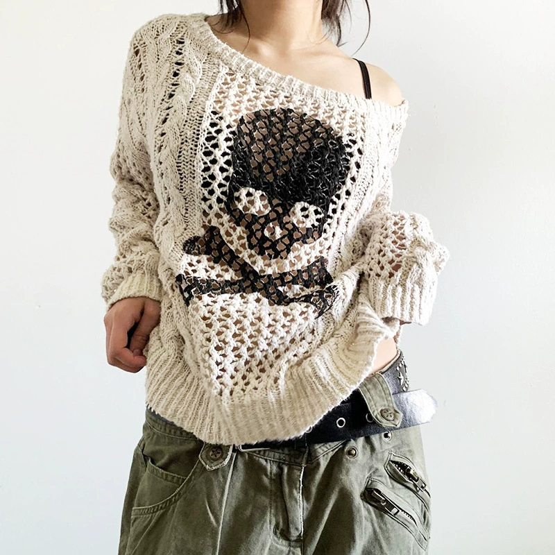 Демисезонный knitted свитер с круглым вырезом, Amazon