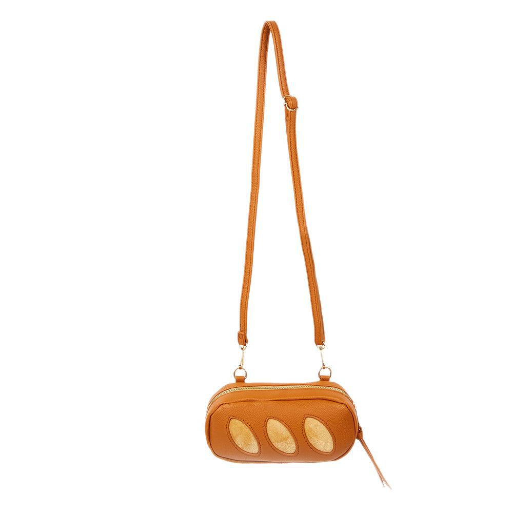 Lindo bolso de baguette de pan creativo de personalidad 2025 bolso de cosméticos de almacenamiento de diseño de nicho bolso de mensajero de moda de un solo hombro
