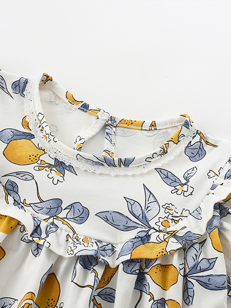 Falda de princesa para niños malwee verano nuevo estilo de manga corta para niños europeos y americanos