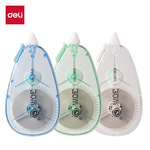 得力修正带涂改带5mm宽度改正带20/30/40m学生大米数改错带文具