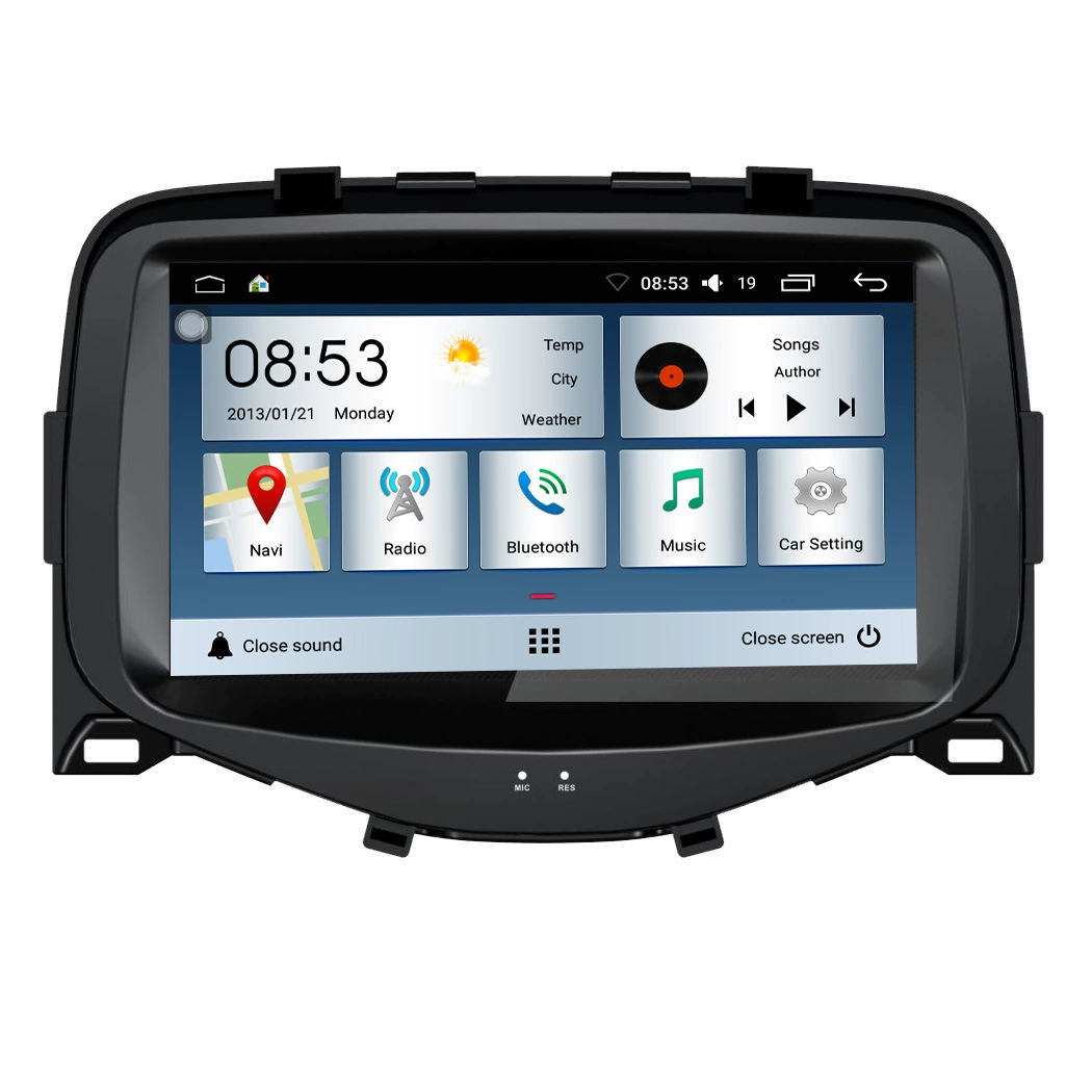 Для Toyota AYGO автомобиль интеллектуальное Голосовое управление GPS-навигация заднего вида рекордер 360 панорамный все-в-одном машина