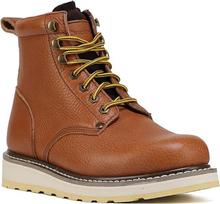 Men's Stylish Classic 6 Soft Toe Work Boots Brown 84984
