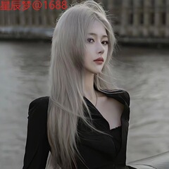 女性用ウィッグ、ロングヘア、フルヘッドギア、ミディアムパート、グレーのロングストレートヘア、ロリータナチュラルシミュレート人毛ウィッグセット