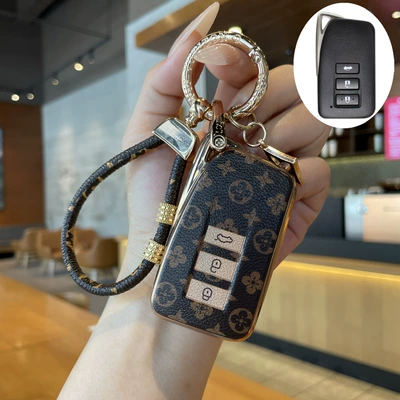 Lexus Key Cover Car key bag - type-b-key-cover-light-luxury-leather-rope
