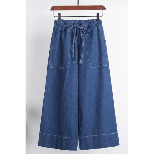 【8,200 People Collected】Women's Spring and Autumn New Loose Straight Leg Jeans, Loose and Slimming, Nine-Finger Wide Leg