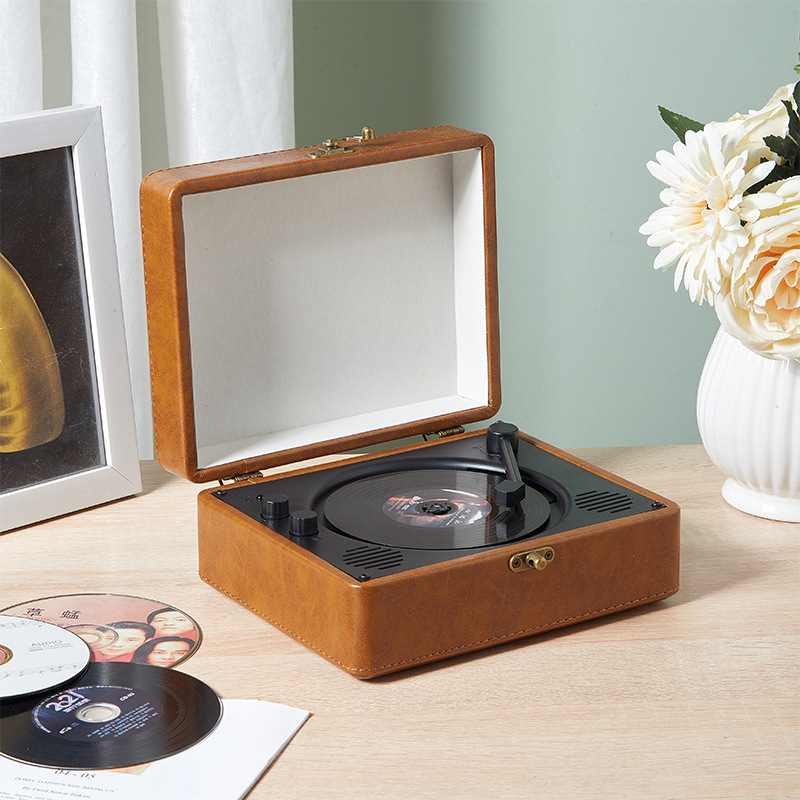 가죽-레트로 다크 브라운