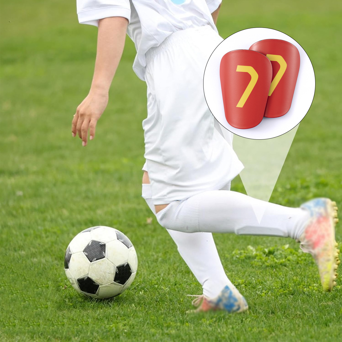 Parastinchi da calcio, ginocchiere solide per allenamento polpacci, inserti per parastinchi, protezioni per gambe, protezione per gambe, inserto per la parte inferiore della gamba_voghion.com