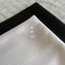 织锦锻提花回纹万字纹长城格布料坐垫抱枕装饰手工面料