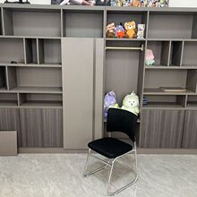 会议办公椅会客扶手简约电脑久坐麻将网布职员会议室培训椅子现货