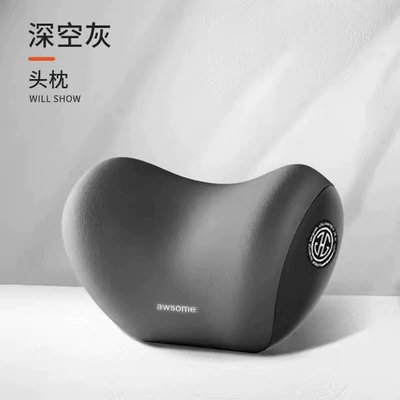 Headrest Cushion Automotive Products - gray-headrest