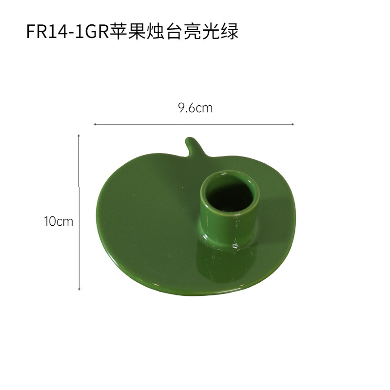 Adornos de candelabros de cerámica minimalista moderno transfronterizo, candelabros creativos para el hogar, artesanías de escritorio, adornos al por mayor