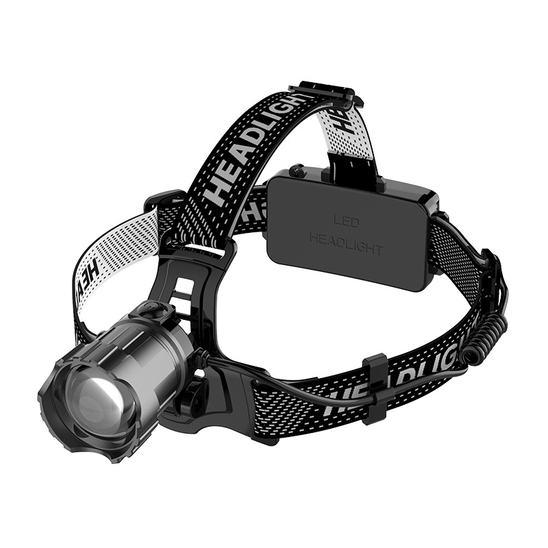 Fábrica al por mayor Nuevo faro fuerte luz de detección remota faro tipo-C carga rápida telescópica zoom al aire libre Searchlight