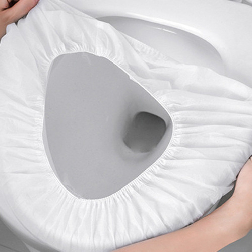 Disposable toilet seat wholesale paste travel portable maternity non-woven waterproof universal toilet seat cover toilet sticker