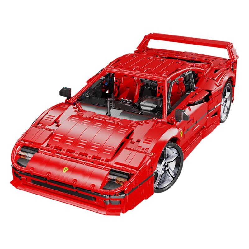 Ángulo pequeño X001 	 Coche deportivo F40 1:8, coche retro para adultos, modelo de ensamblaje de alta dificultad, bloques de construcción de juguete, venta al por mayor