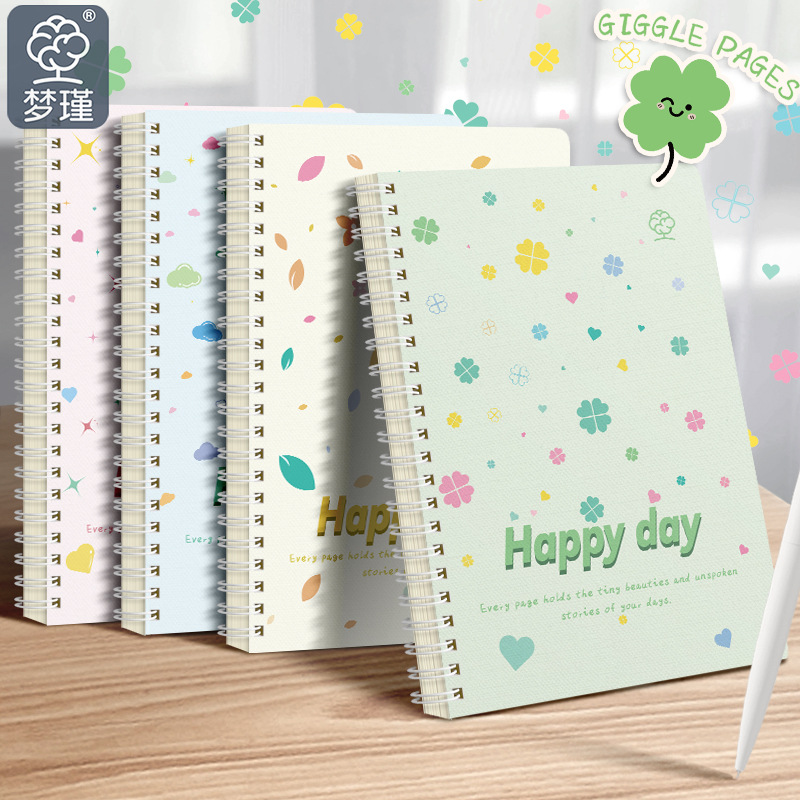 Meng Jin lindo cuaderno de notas bobina de flip side cuaderno grueso a5 cuaderno de notas de alto valor de la cara cuaderno de diario de estudiantes