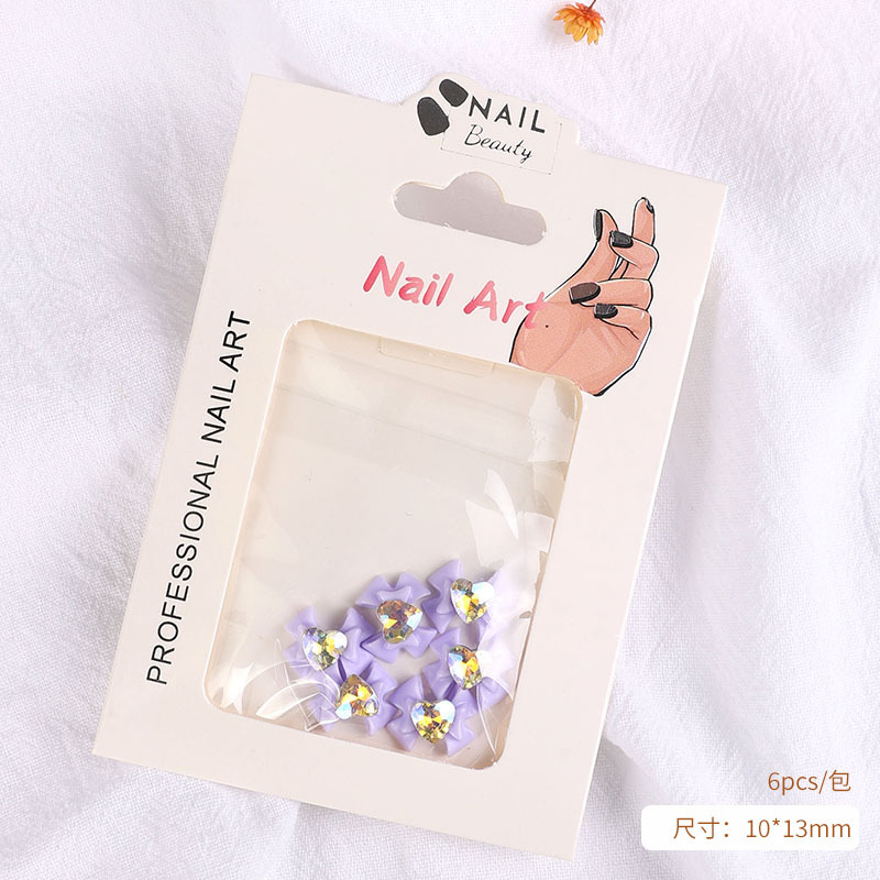 Joyería de uñas arco Nuevo 2023 decorativo de uñas accesorios tridimensionales populares Accesorios Negros en línea mezclar y combinar