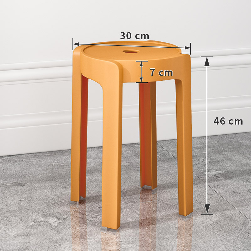 家庭用の丈夫で厚みのある積み重ね可能な高スツール、モダンでシンプルで耐久性のあるダイニングテーブルのスツールと椅子、スペアのプラスチックスツール|undefined