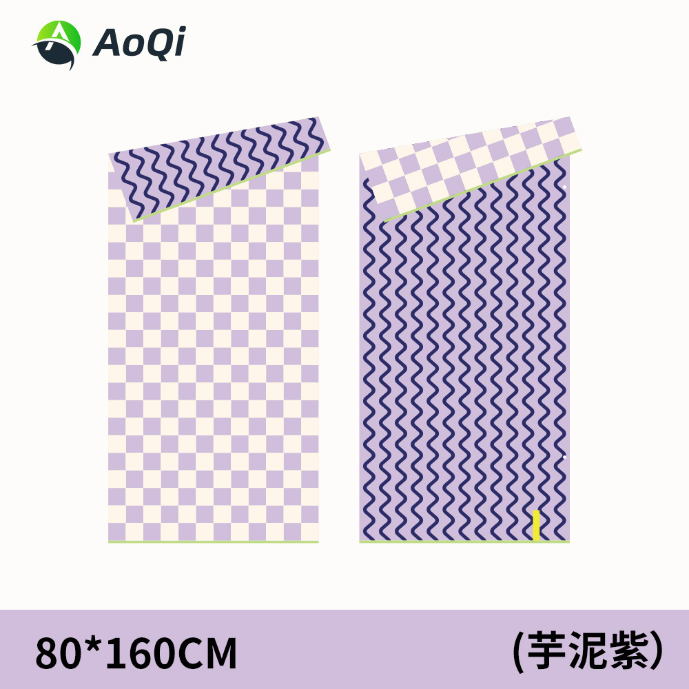 Toalla deportiva de secado rápido de microfibra de doble cara, toalla de yoga, gimnasio, natación o playa al por mayor