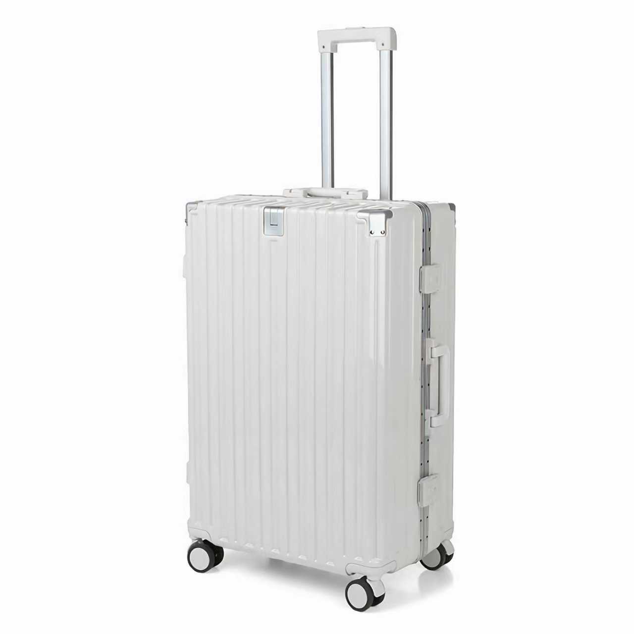 [Fábrica de selección estricta] 20 pulgadas maleta de marco de aluminio caja de cifrado de gran capacidad nueva caja de tracción 24 pulgadas ruedas universales