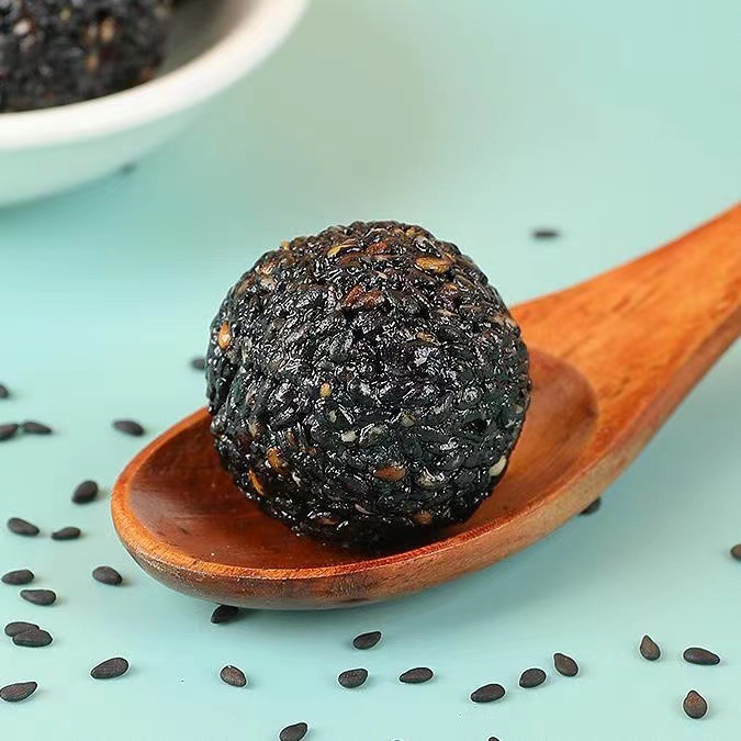 Nanjing Tongrentang Green Gold Homeland Black Sesame Pills 15 Pills Nine-Steamed and Nine-Dried Ready-to-Eat Handmade Pills Wholesale One Piece Dropshipping