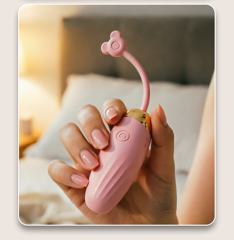 Jiuai Women’s Wearable Vibrating Egg with Remote Control, Warming Function, Quiet Motor, Light Pink — detail image 21