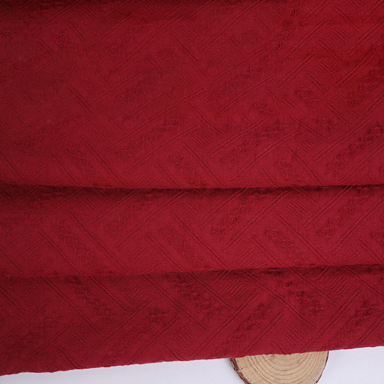 Textiles Shaoxing al por mayor suave 100% algodón plano tela jacquard