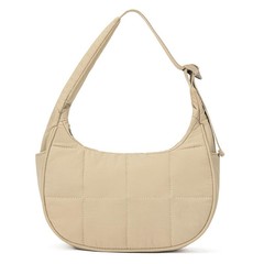 新しいファッションの女性のトランペットのダウンバッグのシングルショルダーバッグのナイロンのシングル肩の財布と手提げのベルトは肩のベルトを調節できます。