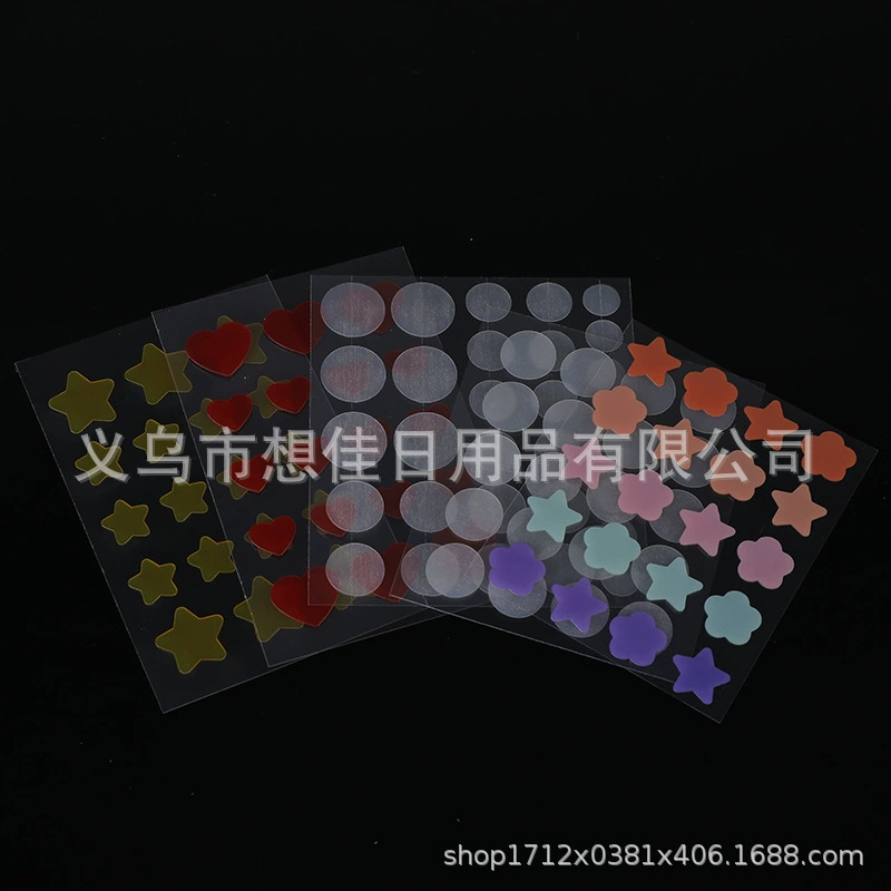 Производитель гидроколлоидная розовая звезда акне патч невидимый патч для удаления акне патч прозрачный цвет фасоли