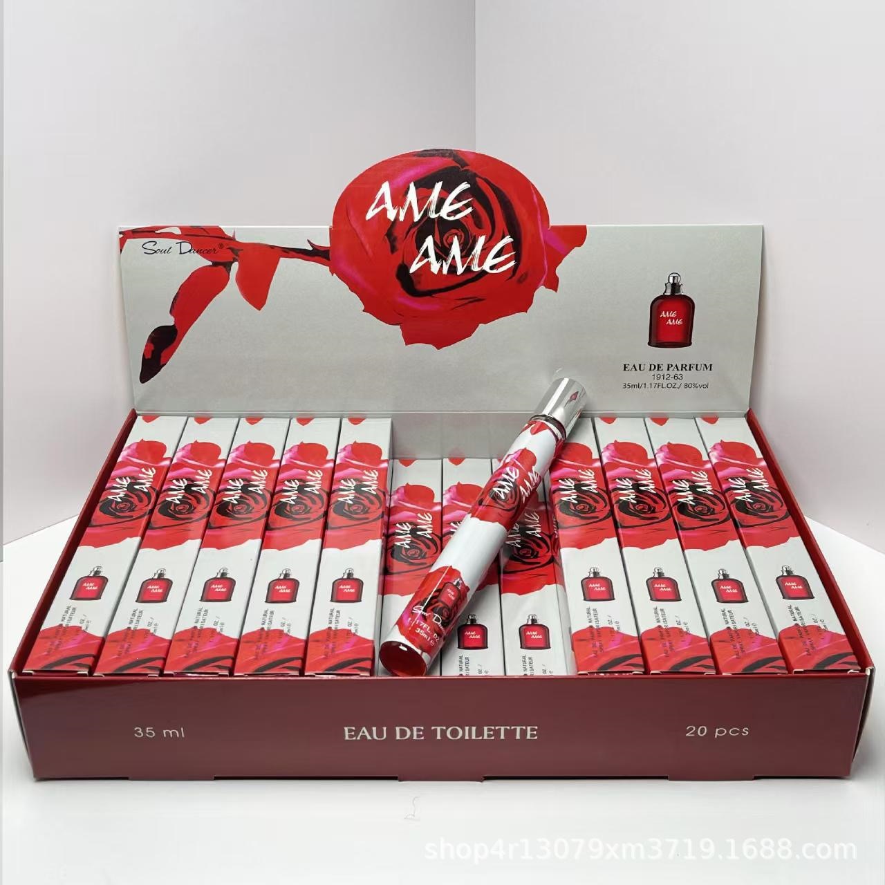 Cross-border new men's and women's sample-sized perfume, 35ml, long-lasting fragrance, Vietnamese-style tube, compact and portable, wholesale