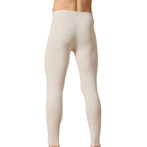 Autumn and winter men's German velvet thermal pants silk double-sided seamless bottoming long johns plus velvet thermal thermal underwear