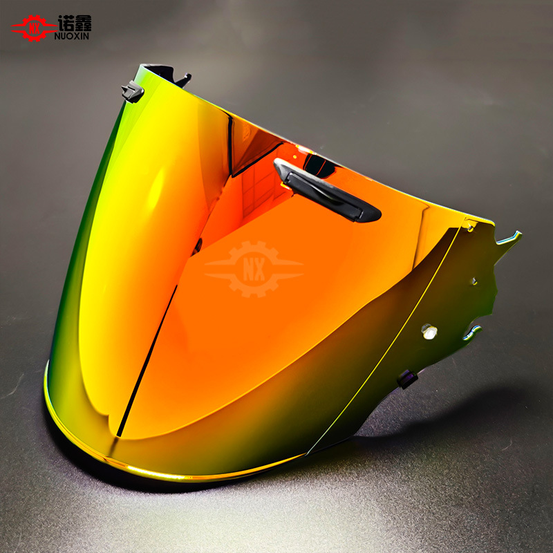 Suitable for Arai Vz-Ram Half Helmet, Three-Quarter Vas-Z Helmet Lens, Full-Face Helmet, Anti-Fog, Color-Changing, Day and Night