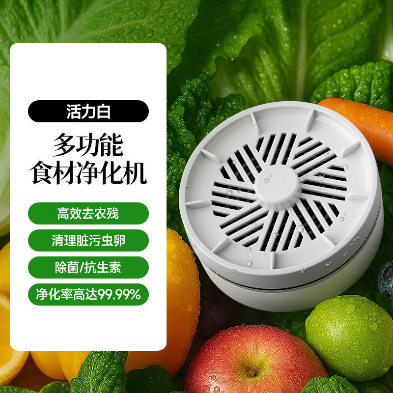 【源头工厂】果蔬清洗机食材净化机家园水果洗菜无线去农药残留|undefined