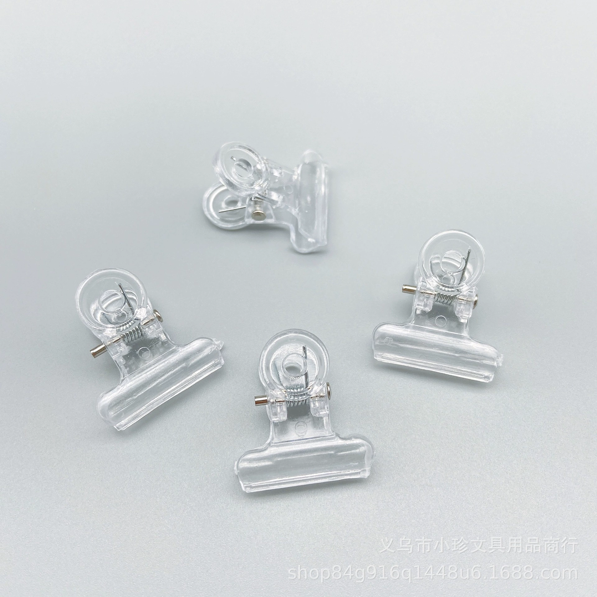 Прозрачный пластиковый зажим для билетов Прозрачный зажим для билетов