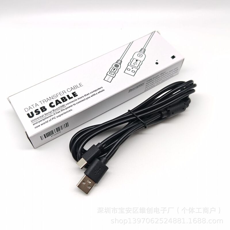 Ps5 Controller Charging Cable 1.8m X/Box Seriesx Controller Data Cable Switchpro Console Charging Cable