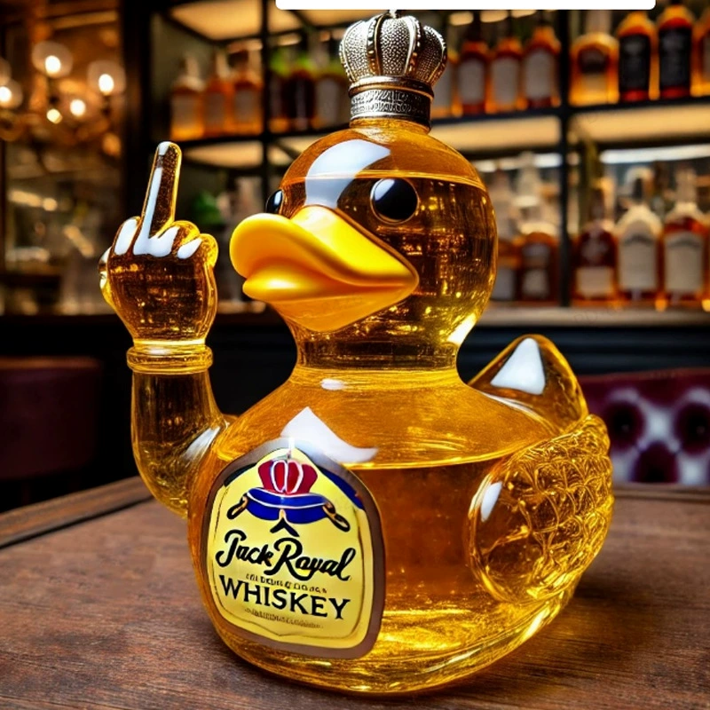 Граница Funny French Bulldog Whiskey Bottle Funny French Bulldog Whiskey Bottle