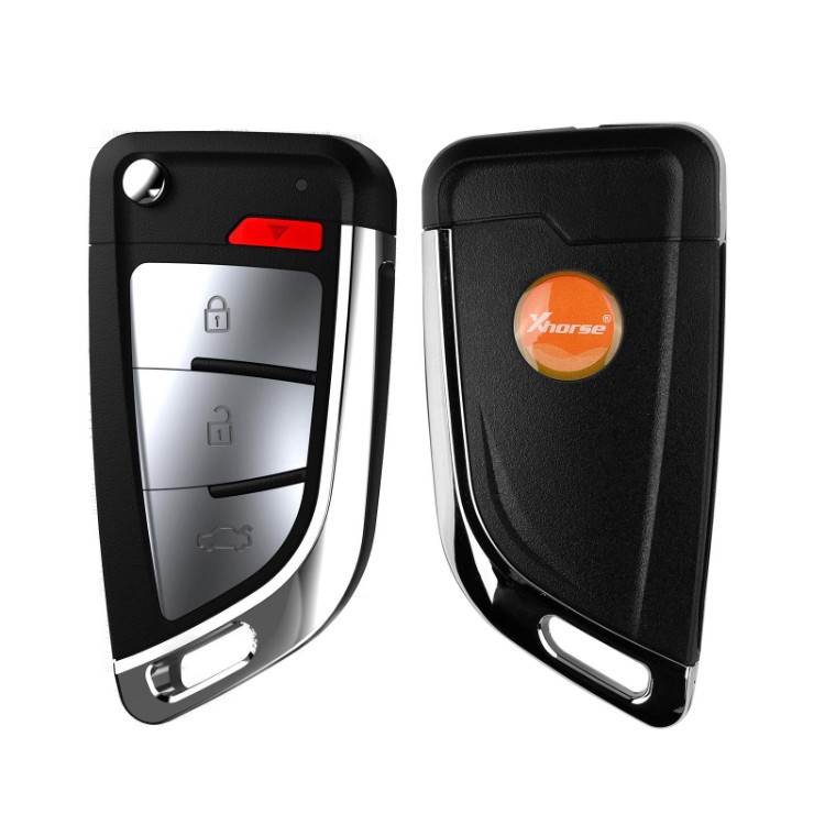 Xhorse XSKFF0EN Remote Control 4-Button Car Key Overseas Version