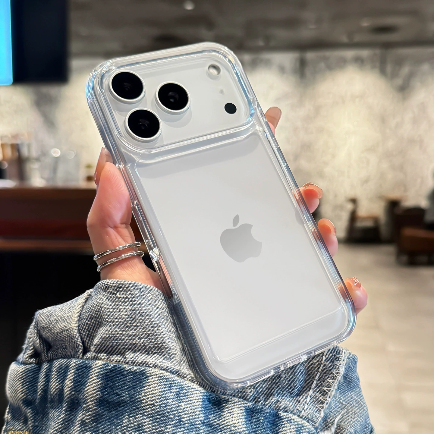Чехол для телефона Apple iPhone 17 совместимый — space shell прозрачный, подходит для iPhone 6–17 Air