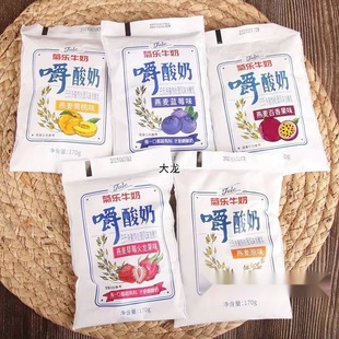 New goods net red Sichuan chrysanthemum music chewing yogurt g chewing yogurt fruit oat milk Hui too
