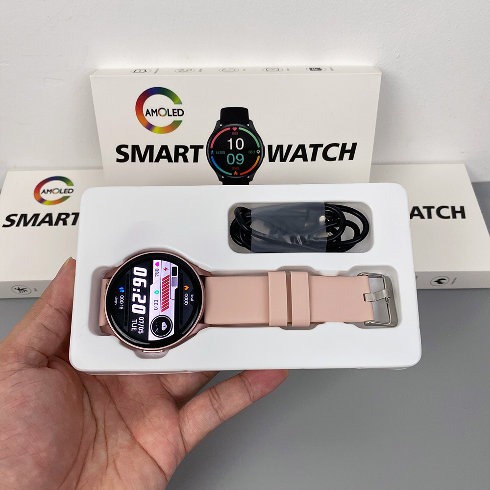 Nuevo reloj inteligente transfronterizo ZW60 AMOLED pantalla redonda Bluetooth llamada de salud reloj deportivo Smartwatc