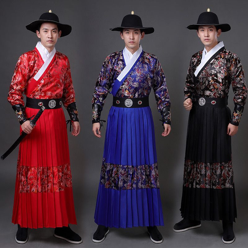 Ancient Coat Ming-made Hanfu Men's Embroidered Spring Knife Flying Fish Clothing Jinyiwei Clothes Python Robe Tracing Ming Dynasty Clothing Set