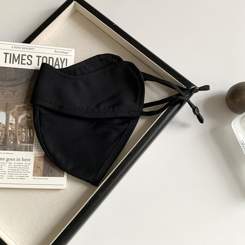 Máscara de protección solar verano nuevo estilo conducción al aire libre protección UV seda de hielo protección para los ojos máscara de protección solar ajustable