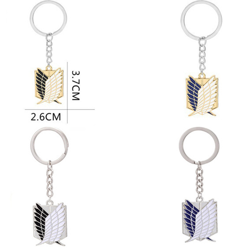 Aliexpress Amazon Hot Selling Attack on Titan Survey Corps Logo Keychain Wholesale Cartoon Pendant Aliexpress Amazon Hot Selling Attack on Titan Survey Corps Logo Keychain Wholesale Cartoon Pendant
