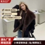 大翻领显瘦保暖宽松棉服