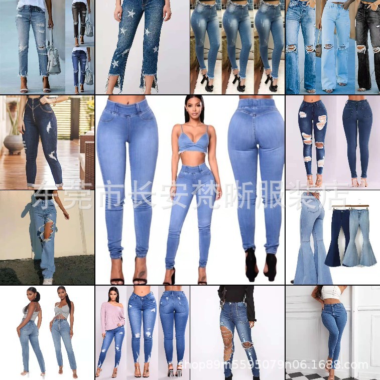 Women's wear jeans and trousers wholesal...