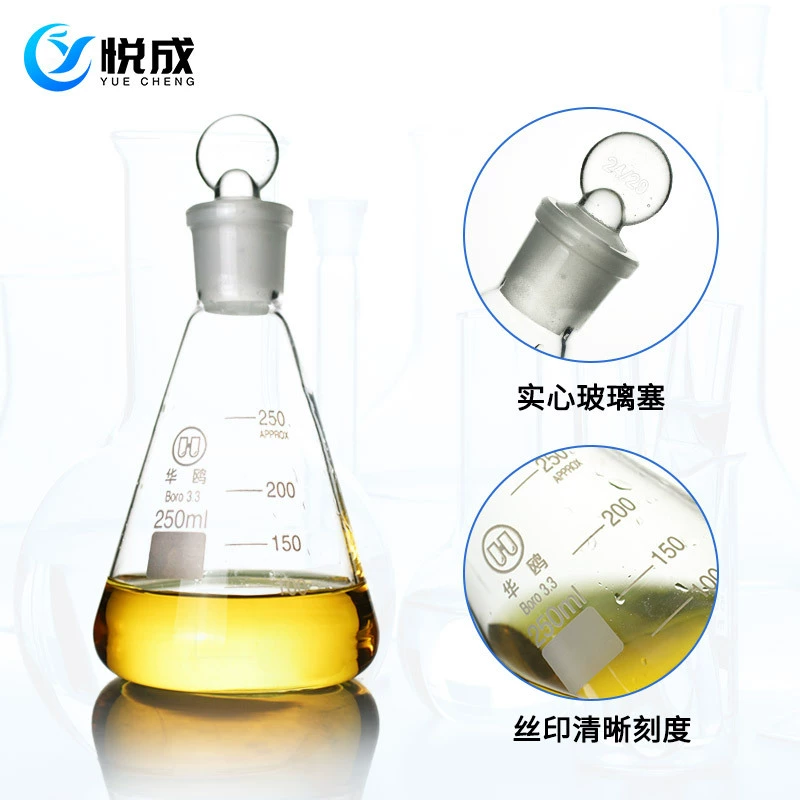 Треугольная колба Huagou с пробкой 1000 мл, треугольная колба, производители отправляют боросиликатную коническую бутылку