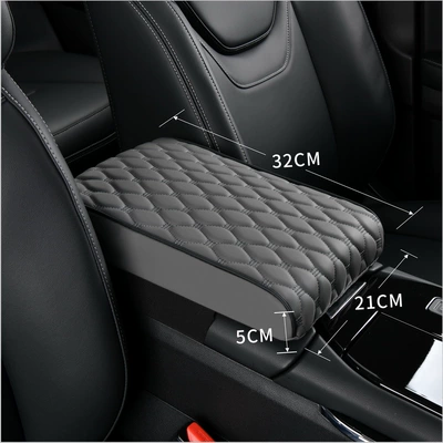 storage bag car tissue box Armrest box pad - medium-thickness-gentleman-gray